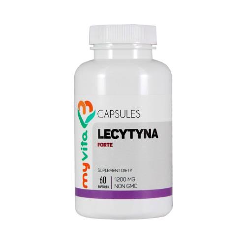 Miniaturka artykułu - MyVita Lecytyna Forte 1200 mg, 60 kaps.