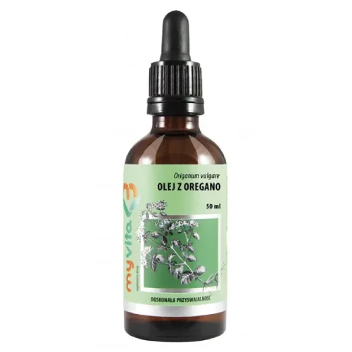 Miniaturka artykułu - MyVita Olej z oregano krople - 50 ml
