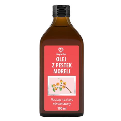 Miniaturka artykułu - MyVita Olej z pestek moreli, 100ml