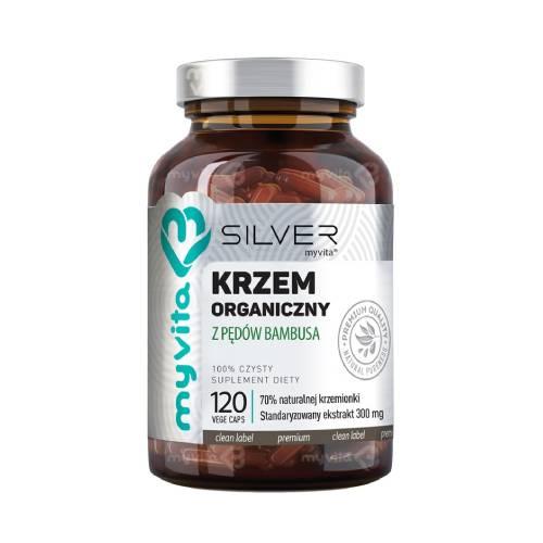 Miniaturka artykułu - MyVita SILVER Krzem organiczny 300mg, 120 kapsułek