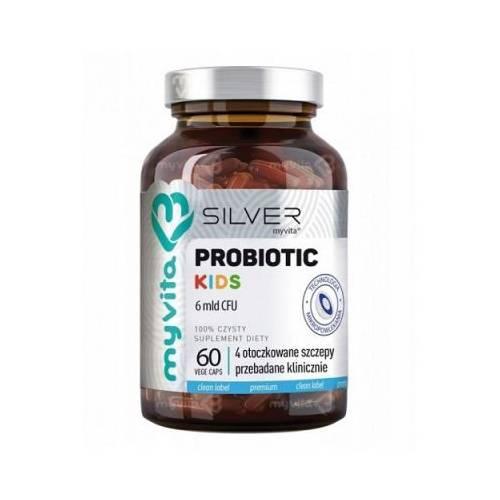 Miniaturka artykułu - MyVita SILVER Probiotic KIDS, 60 kaps.