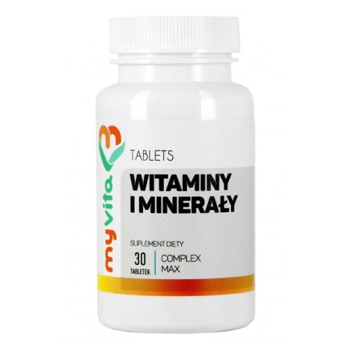 Miniaturka artykułu - MyVita Witaminy i Minerały Complex, 30 tabl.