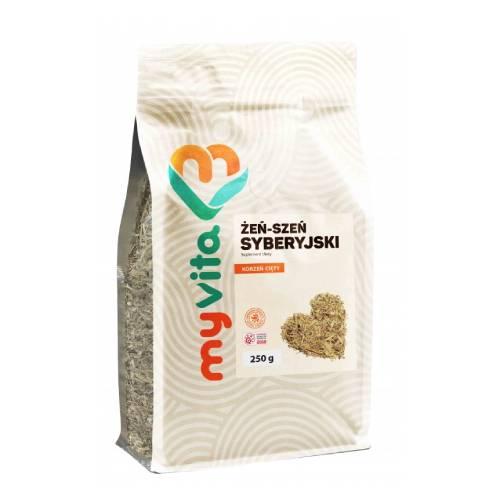 Miniaturka artykułu - MyVita Żeń- szeń syberyjski korzeń cięty, 250 g