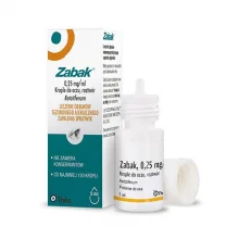 Zdjęcie produktu - ZABAK 0,25 mg/ml Krople do oczu na alergię, 5ml KR&Oacute;TKA DATA 30.11.2026
