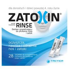 Zdjęcie produktu - Zatoxin Rinse Do płukania nosa i zatok, 28 sasz.