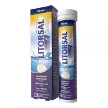 Zdjęcie produktu - Zdrovit Litorsal Senior+ dla diabetyk&oacute;w o smaku pomarańczowym, 20 tabl. musujących
