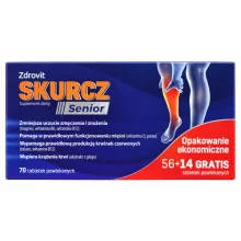 Zdjęcie produktu - Zdrovit Skurcz Senior, 70 tabl. powl.
