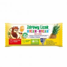 Zdjęcie produktu - Zdrowy Lizak Mniam-Mniam smak ananasowy kształt łezki, 1 szt.