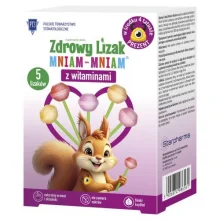 Zdjęcie produktu - Zdrowy Lizak Mniam-Mniam z witaminami - 5szt