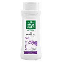 Zdjęcie produktu - Biały Jeleń Normalizujący żel pod prysznic Biotyna, 300 ml