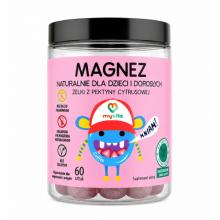 Zdjęcie produktu - MyVita Magnez Naturalne żelki dla dzieci i dorosłych, 60 szt.