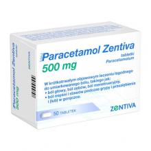 Zdjęcie produktu - ZENTIVA Paracetamol 500 mg, 50 tabletek