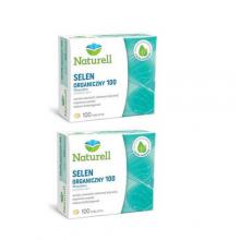Zestaw 2 x NATURELL Selen Organiczny,  100 tabletek