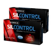 Zestaw 2 x Silcontrol 0,025 g, 4 tabletki