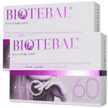 Zestaw 2x Biotebal 5 mg, 60tabletek