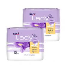 Zdjęcie produktu - Zestaw 2x SENI LADY SLIM MINI Anatomiczne wkładki urologiczne, 10szt.