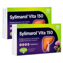 Zestaw 2x Sylimarol Vita 150, 30 tabletek