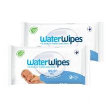 Zestaw 2x WaterWipes chusteczki nawilżane, 60 sztuk