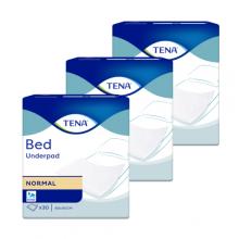 Zestaw 3 x TENA BED Normal Podkłady chłonne 60x90cm, 30 sztuk