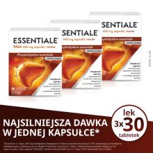 Zestaw 3x ESSENTIALE Max 600mg, 30kaps.