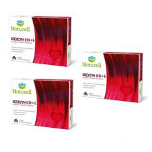 Zdjęcie produktu - Zestaw 3x Naturell Koenzym Q-10+E, 120 kapsułek