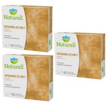 Zestaw 3x Naturell Witamina K2 MK-7, 60 tabletek