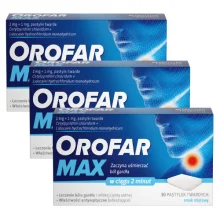 Zestaw 3x OROFAR MAX, 30pastylek