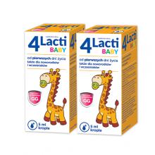 Zestaw 4 LACTI BABY Krople, 2x5ml