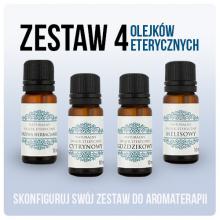 Zdjęcie produktu - Zestaw 4 naturalnych olejk&oacute;w eterycznych Optima Natura (4x10ml)