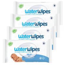 Zdjęcie produktu - Zestaw 4x WaterWipes chusteczki nawilżane, 60 sztuk