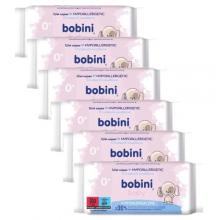 Zestaw 6x BOBINI BABY Chusteczki nawilżane hypoalergiczne, 60szt.