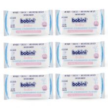 Zestaw 6x BOBINI BABY SENSITIVE Chusteczki nawilżane, 60 sztuk