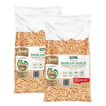 Zdjęcie produktu - Zestaw AnimaxKot Doran Gold Żwirek Drewniany 6mm, 2 x 15 kg