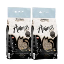 Zdjęcie produktu - Zestaw AnimaxKot Golden Line Żwirek zbrylający pałeczki 3 mm, 2 x 7 l