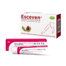 Zestaw Arcalen maść, 30g + Esceven, 60 tabletek
