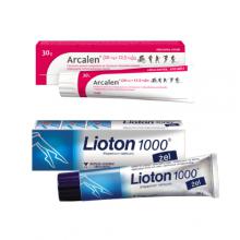 Zestaw Arcalen maść, 30g + Lioton żel, 100g