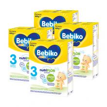 Zestaw Bebiko Junior 3 NUTRIflor Expert Odżywcza formuła na bazie mleka dla dzieci powyżej 1. roku życia, 4x600g