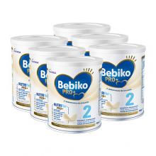 Zdjęcie produktu - Zestaw Bebiko Pro+ 2 Mleko następne dla niemowląt powyżej 6 miesiąca życia, 6 x 700 g