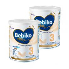Zdjęcie produktu - Zestaw Bebiko Pro+ 3 Odżywcza formuła na bazie mleka dla dzieci powyżej 1. roku życia, 2 x 700 g