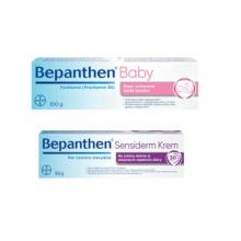 Zestaw Bepanthen Baby, 100g + Bepanthen Sensiderm, 50g