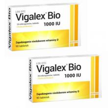 Zdjęcie produktu - Zestaw  BIOFARM Vigalex Bio, 2x 90 tabletek