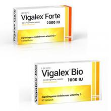 Zestaw BIOFARM Vigalex Forte, 120 tabletek + Vigalex Bio, 90 tabletek