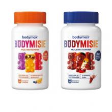 Zestaw Bodymax Bodymisie o owocowych smakach, 60szt. + Bodymax Bodymisie o smaku coli żelki, 60szt.