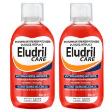 Zestaw Eludril CARE płyn do płukania jamy ustnej, 2x 500ml