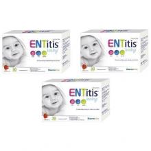Zestaw ENTitis Baby proszek o smaku truskawkowym, 3x30sasz.