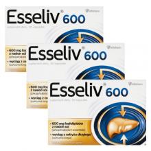 Zdjęcie produktu - Zestaw Esseliv 600, 3 x 30 kaps.