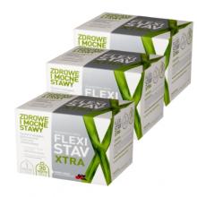 Zdjęcie produktu - Zestaw FlexiStav Xtra smak porzeczkowo-żurawinowy, 3 x 30 sasz.