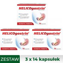 Zdjęcie produktu - Zestaw HELICOGASTRIN, 3x14kaps.