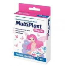 Zdjęcie produktu - MultiPlast Wodoodporne plastry dla dzieci Wr&oacute;żki, 10szt.