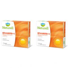 Zestaw NATURELL Beta-karoten + E, 2x60tabl.